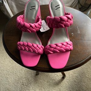 Brand new pink sandals never worn new with tags